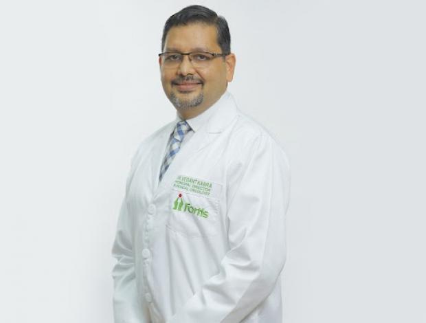 Dr. Vedant Kabra Oncology | Surgical Oncology Fortis Cancer Institute, Defence Colony